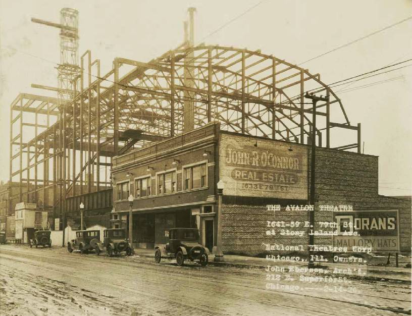 AVALON - UNDER CONSTRUCTION EXTERIOR - LOOKING EAST ON 79TH - 1926
