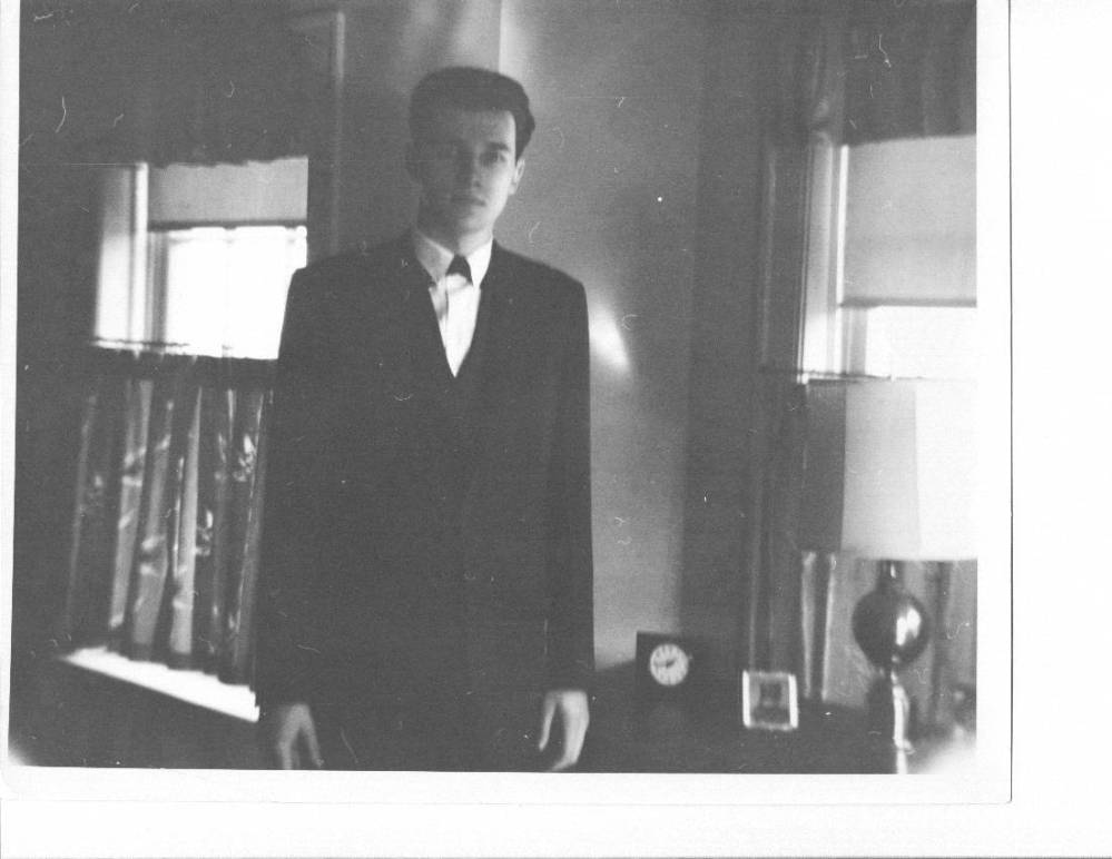 JOHN CHUCKMAN - ABOUT 1961 -7904 ESSEX AVE 3RD FLOOR - LIVING ROOM (DINETTE JUST BEHIND) BY WINDOWS OVERLOOKING WHITE CASTLE