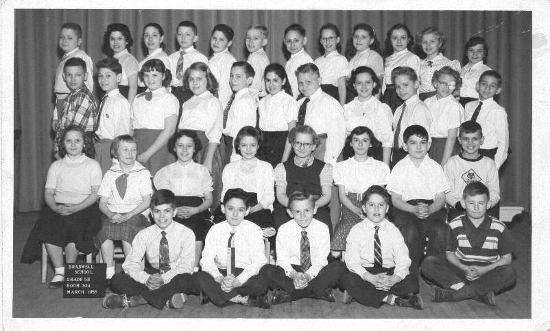 CHUCKMAN BRADWELL CLASS PICTURE - 5B - 1955 - AGNES O'SULLIVAN'S CLASS